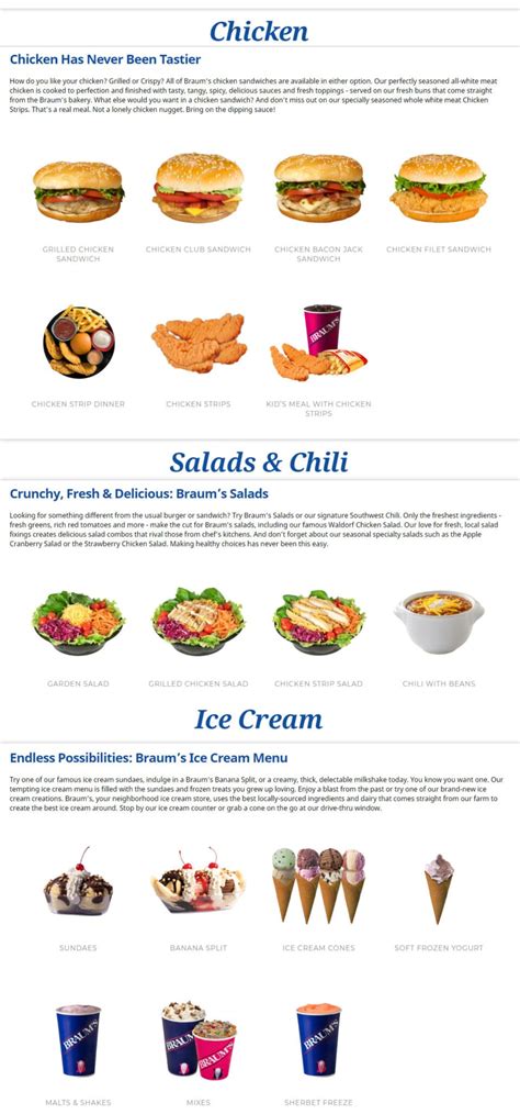 You'd need to walk 203 minutes to burn 730 calories. . Braums menu nutrition